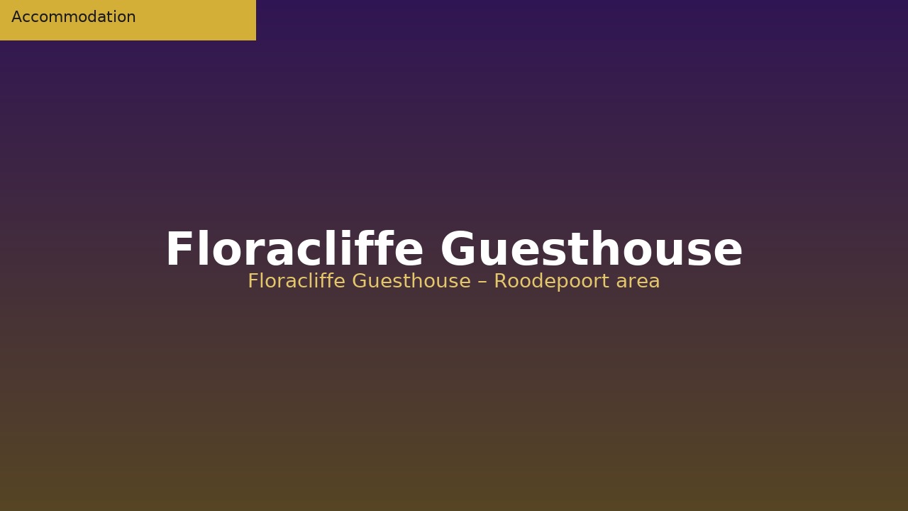 Floracliffe Guesthouse
