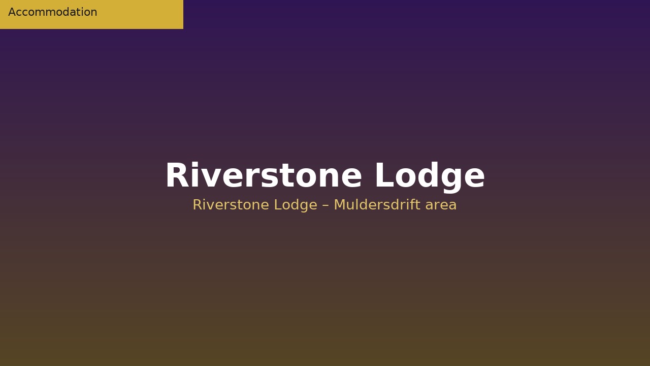 Riverstone Lodge
